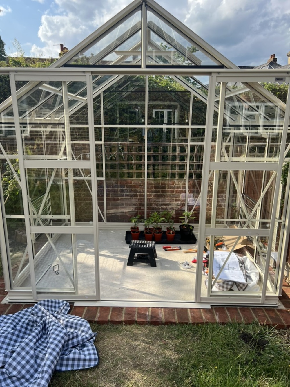 Greenhouse glazed
