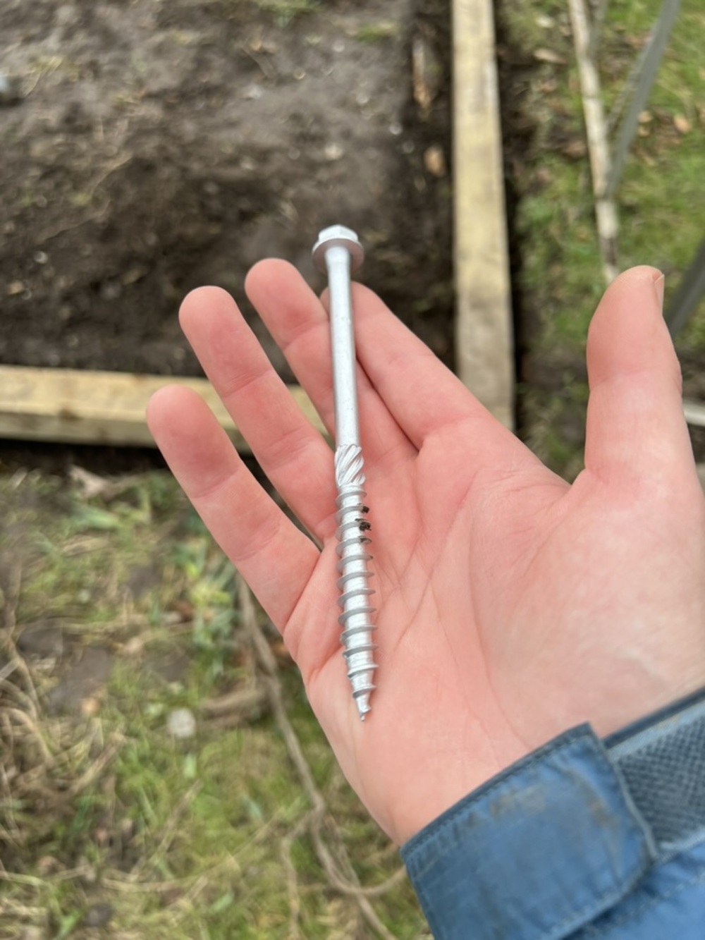 Huge lag bolts