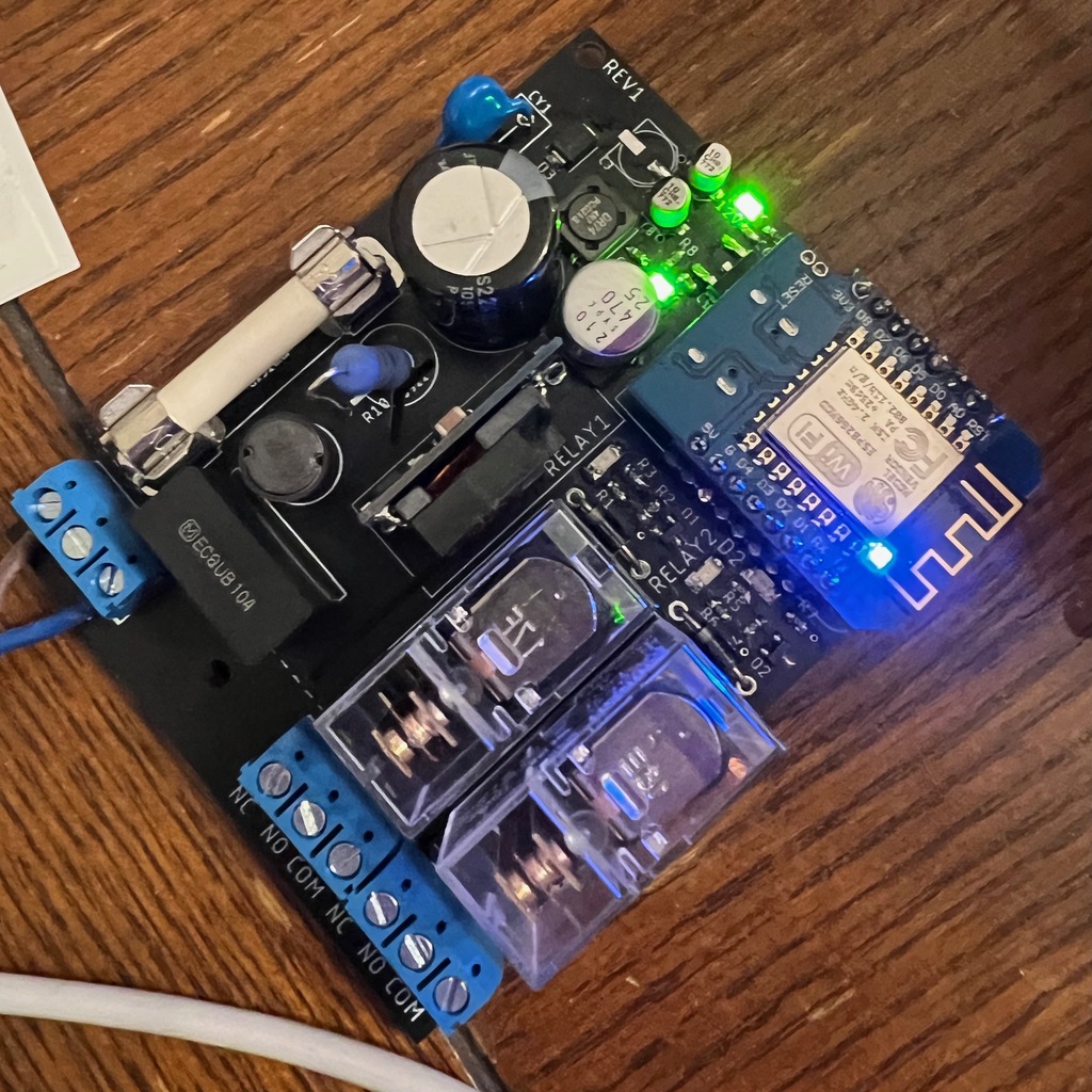 Working board connected to Home Assistant