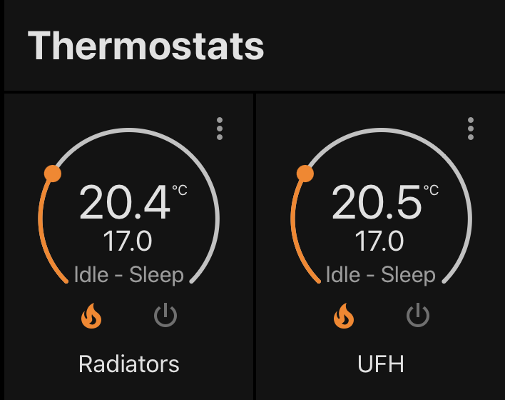 Home assistant climate interface